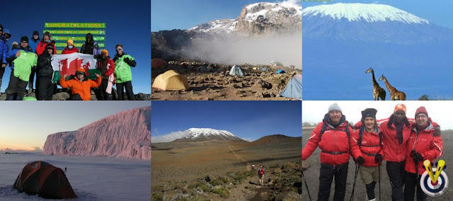Mount Kilimanjaro Collage