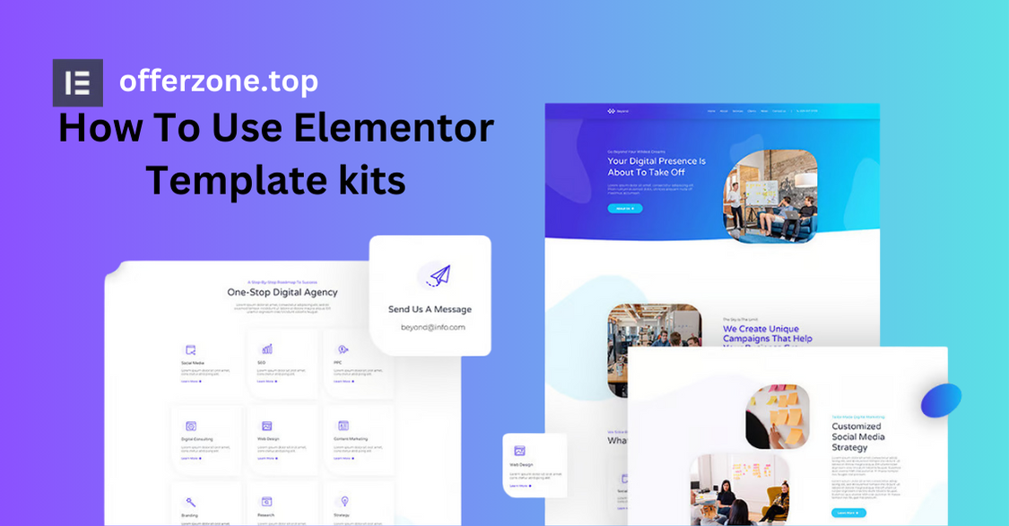 How To Use Elementor Template kits