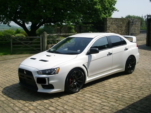 Mitsubishi EVO X on Advan RS rims Racing monster you can take to a