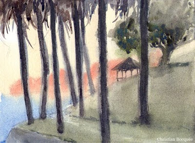 Australian watercolour painting