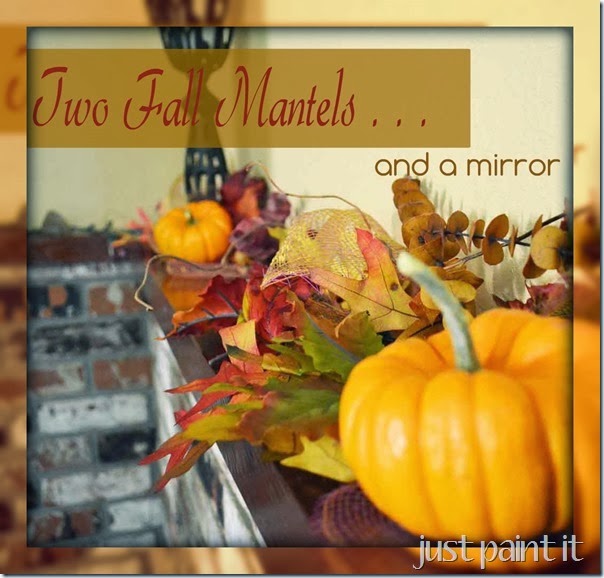 Two Fall Mantels and a Mirror