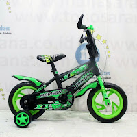 12 morison eva sepeda anak bmx green