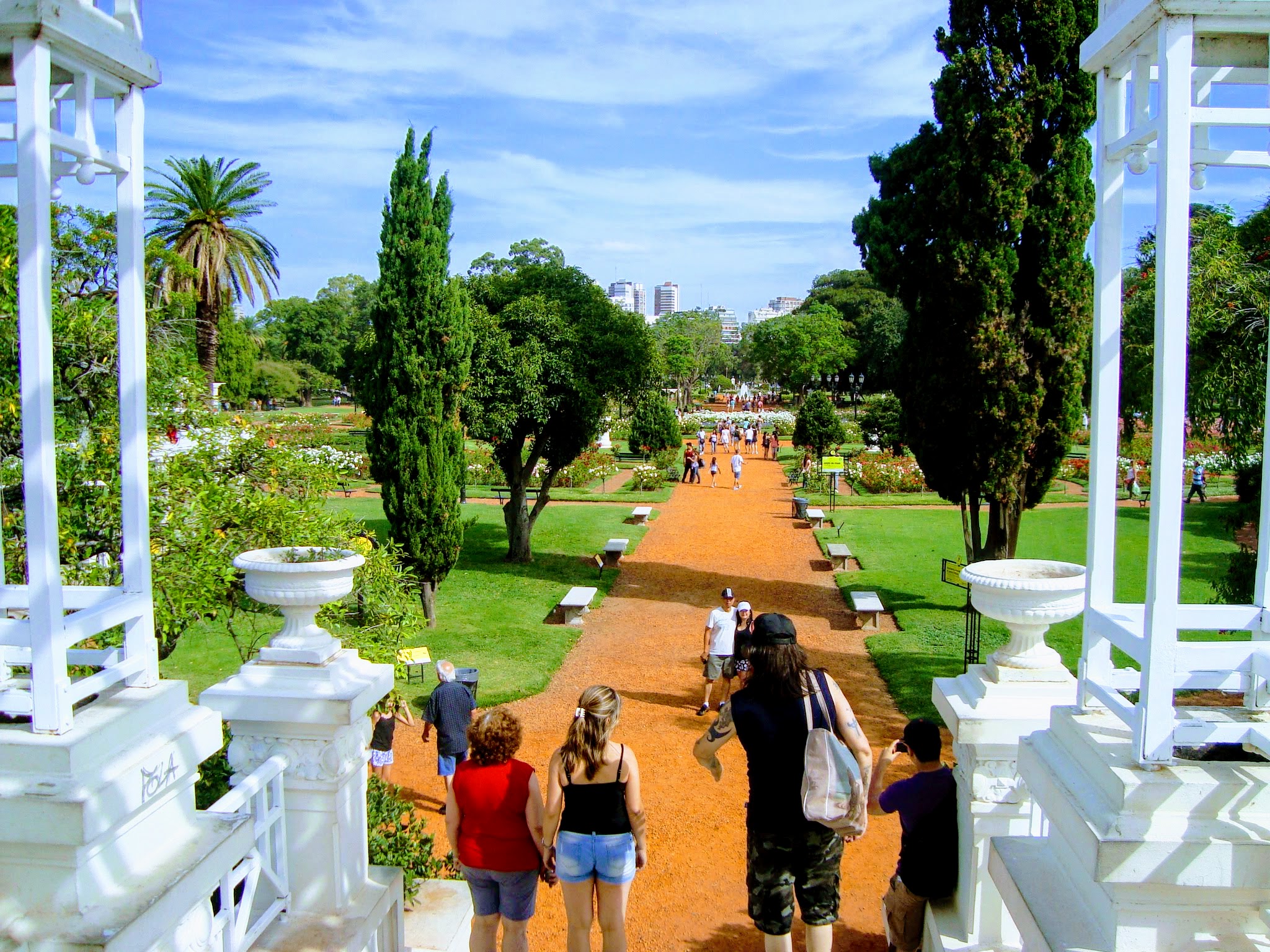 El Rosedal - um belo jardim de Buenos Aires