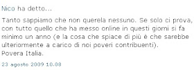 Nico scrive sul blog di Simone Angioni...