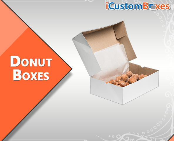 Donut Boxes Wholesale With Free Shipping at iCustomBoxes.com
