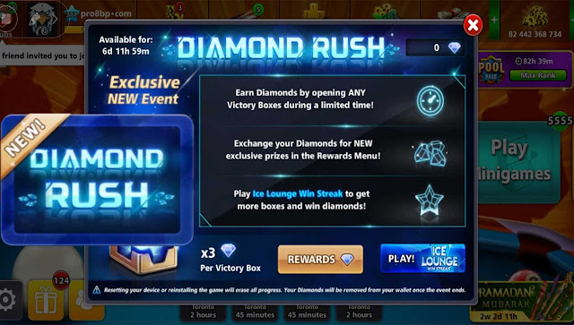 Diamond Rush Rewards