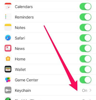 turn on keychain