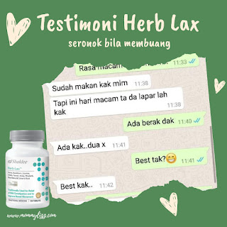 Herb Lax Shaklee Fungsi Harga Cara Makan Untuk Kurus Review