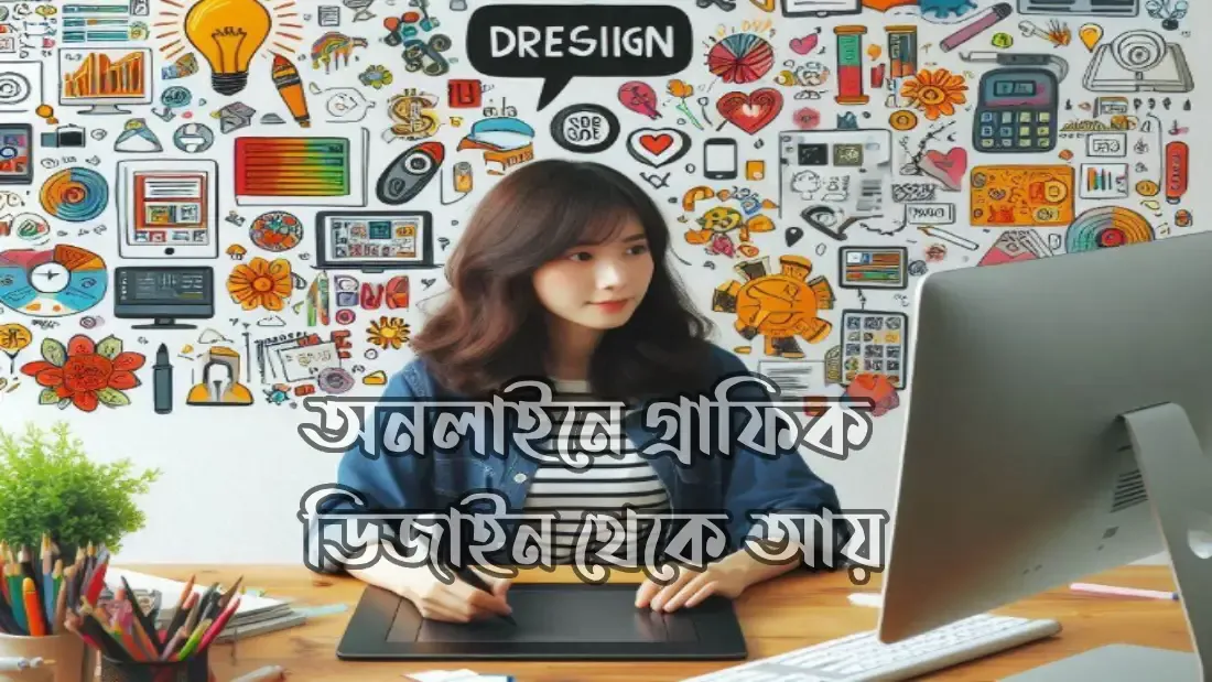 অনলাইনে-গ্রাফিক-ডিজাইন-থেকে-আয়