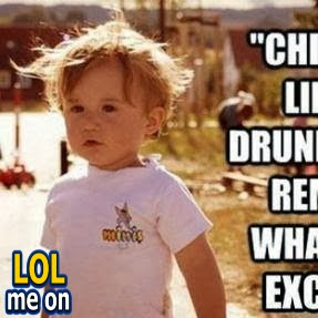 childhood is like being drunk