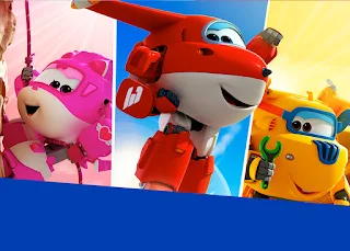 Super Wings: Free Printable Candy Bar Labels. 