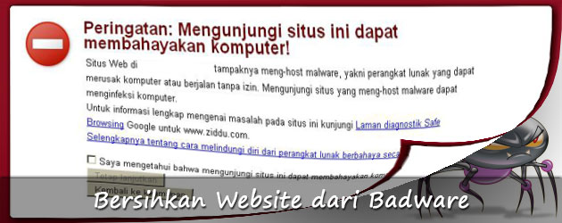 Bersihkan Website dari Badware-Malware