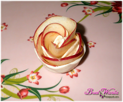 Cara Cara Buat Apple Roses Puff Desert. Cara Gulung Puff Epal Bunga Ros. Bahan Bahan Untuk Buat Desert Epal Bunga Rose