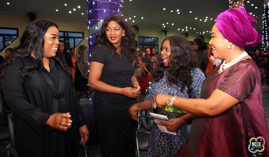 Omotola Jalade Worships God In Spirit At Victorious Army Women Conference In Ikeja Lagos