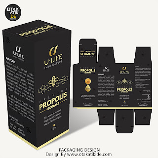 Jasa Desain Innerbox Produk Propolis