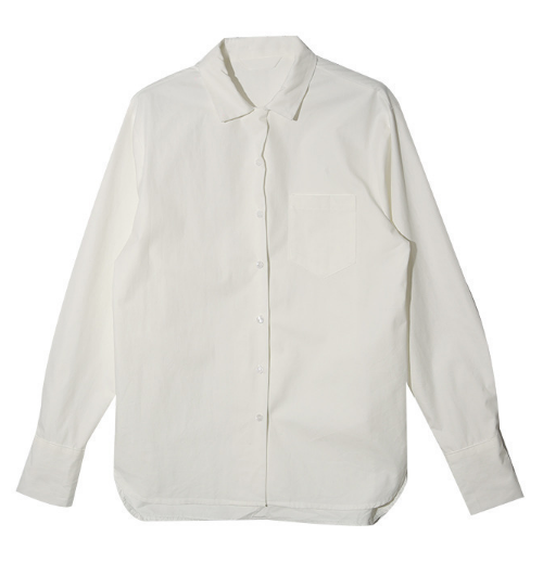 Extended Sleeve Button-Down Shirt