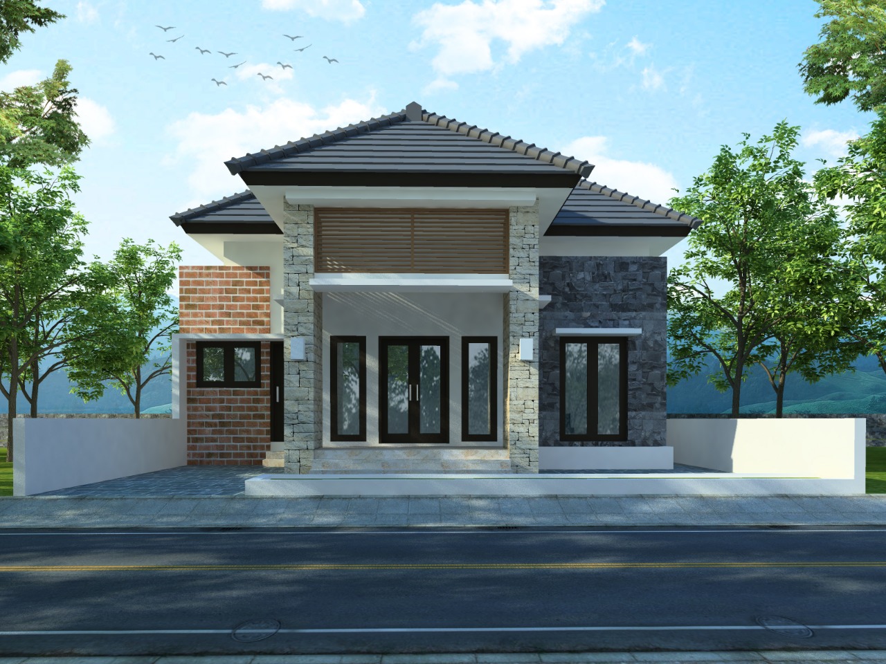 Desain Rumah Pribadi Minimalis 1 Lantai Wwwjasamodelrumahcom