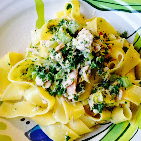 Pappardelle Pasta With Lemon And Cream