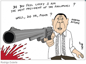 A Kuwait-based newspaper is taking flak from netizens when pictures of its editorial cartoons featuring the Philippine President Rodrigo Duterte made rounds in the internet. The Kuwaiti Times editorials paint the highly popular leader in bad light. He was depicted in various personas such as a butcher, an insane person, a murderous villain and a moronic terrorist.  The images below are arranged in chronological order. The dates when the images were published are shown so you can check Kuwait Times' website to see for yourself.  May 7, 2016  The editorial cartoons begin innocently enough showing President Duterte as a fighter casting his ballot for the Presidential Elections of 2016.   May 10, 2016 - Election Day  Upon winning the elections, President Duterte makes it again in the editorial cartoon section. This time, the Kuwait Times' shows the President pointing a gun and trash-talking some "punk," while what seems to be blood is seen in the bottom left corner.   August 29, 2016  Things get malicious with Kuwait Times as they portrayed a leader of an independent nation as a butcher, about to hack the Philippines in the form of a bloody piece of hanging meat.  September 27, 2016  The President is depicted wearing slippers, with his mouth, both hands and a foot "holding" a gun. A text bubble implies that Duterte is frustrated for not being able to kill all drug dealers, a statement so far from reality.   October 11, 2016  The Kuwait Times mocks President Duterte again, this time along with US President-Elect Donald Trump. The paper depicts the two world leaders as a pimple on the face of a globe. The Kuwait Times editor seems to disagree about the populist views that helped elect both Duterte and Trump into office.   October 24, 2016  Misinterpreting the President's statements on addicts, the Kuwait Times editors insulted the still popular leader, depicting him as an insane person in an asylum, complete with a straitjacket. President Duterte has since apologized to the Jewish community regarding the misunderstood statement.   February 01, 2017  While not directly attacking the President, the newspaper wrongly depicts the Philippine Government's war on drugs as war on the poor. The image shows a member of the Philippine National Police shooting a stray dog dead. The editorial also insults Filipinos, depicting them as dogs. Clearly, the editors of this newspaper are not conducting enough research before publishing their work.  March 04, 2017  As the Philippine lawmakers are debating the reinstatement of death penalty, the Kuwait Times editors cannot help but poke fun at the Philippine President. It depicted Duterte trash-talking the bullet-riddled body of what could only be assumed as a criminal. Around the guys neck is a noose, as the paper's editors wanted to lay all extra-judicial deaths to the President.  It is ironic that a paper from Kuwait will criticize the leader of an independent country regarding death penalty, when their own country of Kuwait executes more people than most other countries except for a few.   April-30-2017  Not happy with depicting the Philippine leader as an insane person, the Kuwait paper repeats the insult, this time pairing Duterte with Trump. The editorial mischievously draws Duterte and Trump as two crazy blabbermouths who have so much in common. The two are shown wearing straitjackets.   May 30, 2017  At the height of the Marawi Crisis, while other countries were offering their support to the Philippines, the Kuwait-based newspaper ups its malicious depiction as it publishes a malevolent piece of editorial cartoon likening the Philippine President with other Islamic militants, and making the insult one step higher by labeling Mr. Duterte as a moron.  What do you think of the Kuwait Times? Do you agree with their assessment? Do you think the editor-in-chief should make a public apology? What about the "artist" who's supposedly done the drawings, should he lose his job?  Tell us what you think! Please comment and share this article! DISCLAIMER: All editorials were taken from Kuwait Times website, they own the rights to it, but they DO NOT have the right to insult our President! If you agree with me, drop them a message here >>> Kuwait Times Facebook Page.