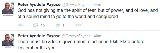 Fayose Congratulates Fani Kayode Over His Victory At A Lagos Court