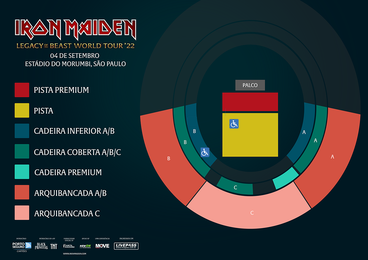 Iron Maiden - Morumbi, São Paulo/SP (04/09/2022) - METAL NA LATA