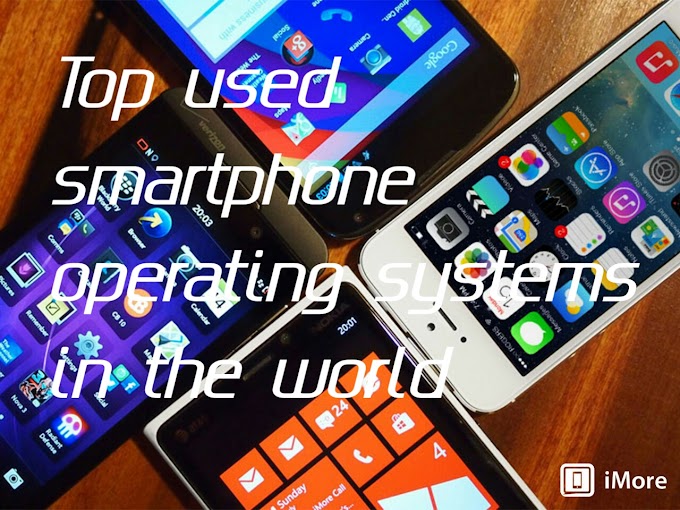 Top used smartphone operating systems in the world 