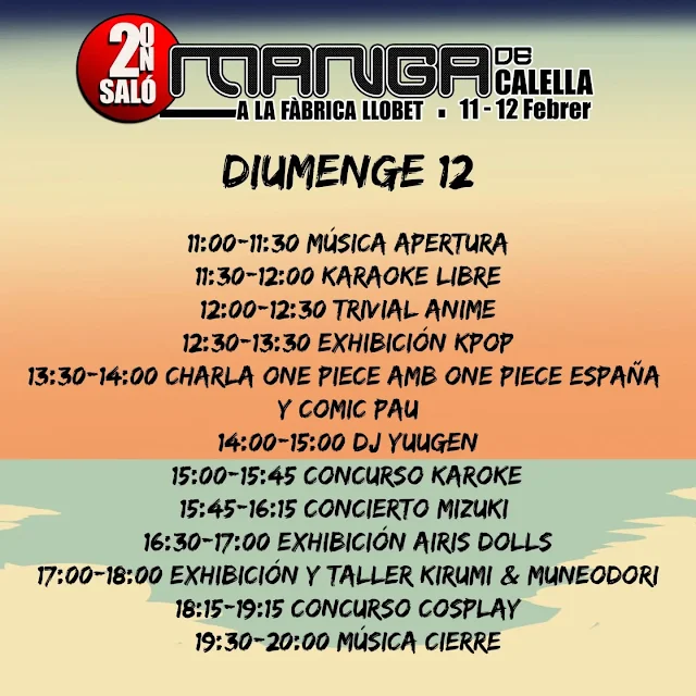 Programa II Salón del Manga de Calella