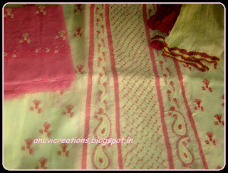 lucknowi chikanwork suitpieces