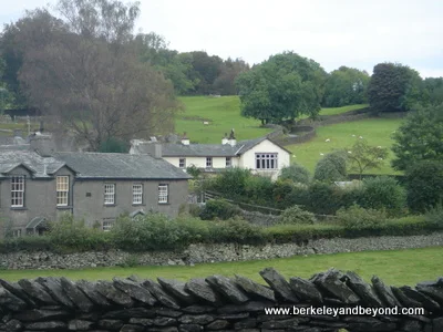 view from Beatrix Potter farm in Lake District, England