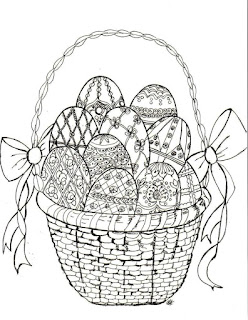 Easter Faberge Egg Coloring Page