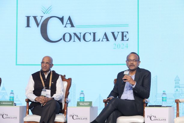 S Sriniwasan, MD, Kotak and Ananth Narayan Gopalakrishnan, WTM , SEBI at IVCA Conclave