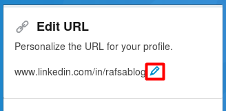  kali ini saya akan menyebarkan tutorial wacana cara mengubah link URL profil di Linkedin √ Cara Mengubah Link URL Profil di LinkedIn