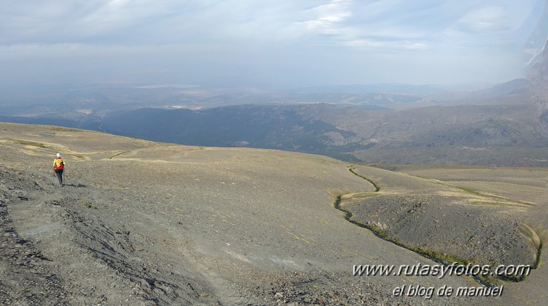 Cerro Pelado - Cerro Rasero desde el Refugio de Postero Alto