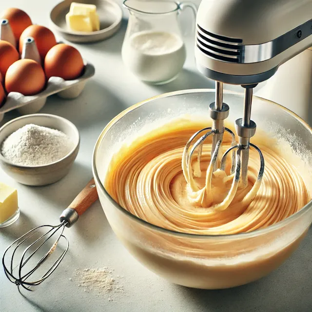 Cup Cake Cream Butter and Sugar Mixing Bowl