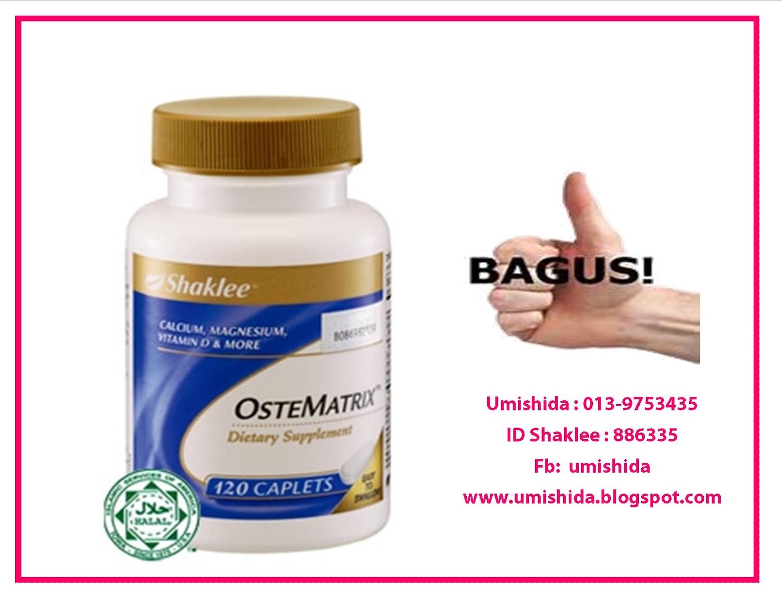 Ubat Senggugut Shaklee - Contoh L