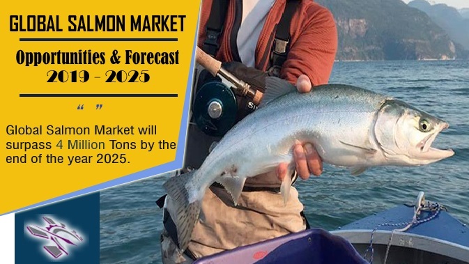 Global Salmon Market will surpass 4 Million Tons by the end of the year 2025