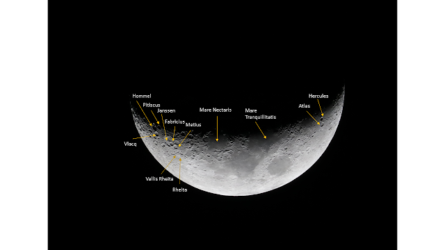 Moon day 4 with several features