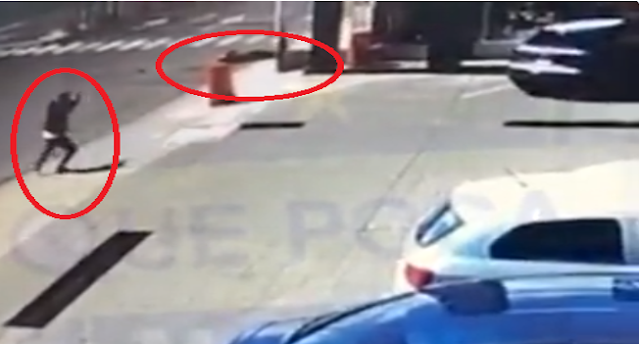 Video: Una Rata menos, Escolta ejecuta a ladrón que intento tumbarle a su patrón, mientras iba corriendo le dio a lo lejos y lo mato