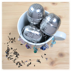 boules à thé personnalisables disponibles sur ma boutique Etsy