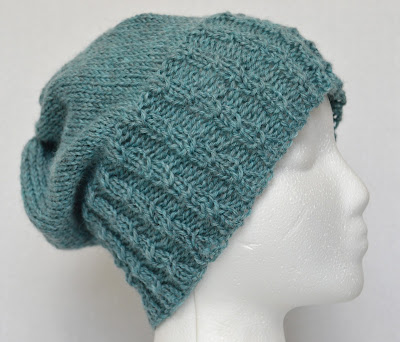 slouchy beanie for sale at https://www.etsy.com/shop/JeannieGrayKnits