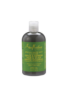 SheaMoisture African Water Mint & Ginger Detox & Refresh Hair & Scalp Gentle Shampoo 