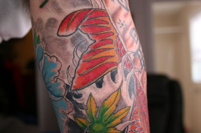Arm Tattoo Design, Japanese Koi Fish Tattoo