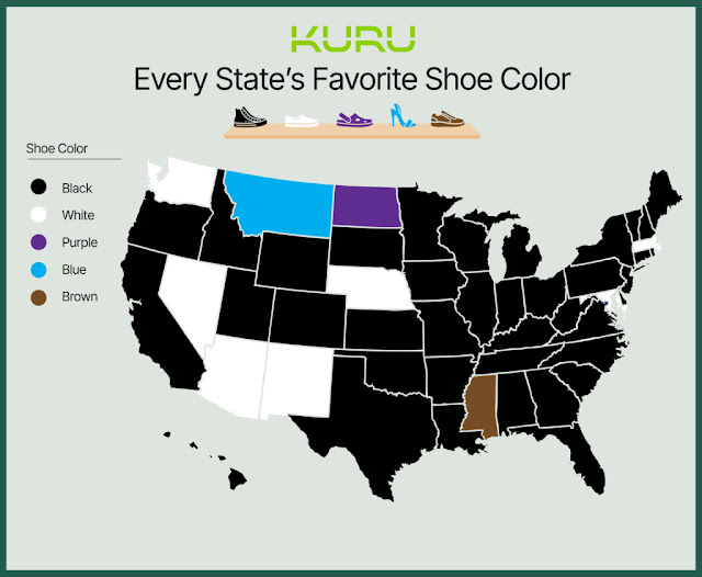 Shoeography: America's Shoe Obsession: Survey Reveals Sneakers Take the Lead