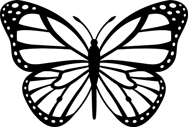Pics Of Butterflies To Color