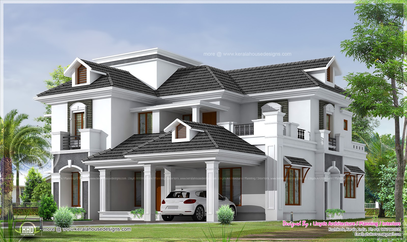 2951 sq.ft. 4 bedroom bungalow floor plan and 3D View ~ Indian House ...