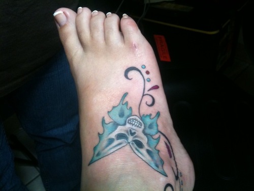 Rosary Ankle Tattoos