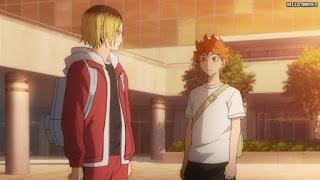 ハイキュー!! アニメ 第1期13話 日向翔陽 孤爪研磨 音駒 烏野 練習試合 | HAIKYU!! Episode 13