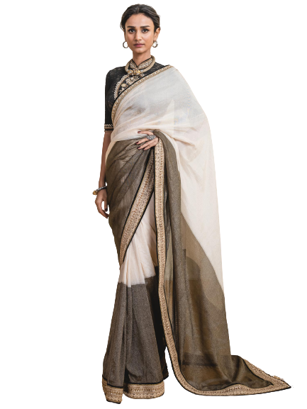 Saree Model PNG - Indian girl png image in Saree, Women Fashion saree PNG Transparent