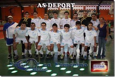 As Deport 4to. lugar apertura 2010 futsal