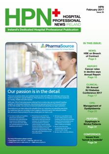 HPN Hospital Pharmacy News Ireland 35 - February 2017 | CBR 96 dpi | Bimestrale | Professionisti | Medicina | Infermieristica | Farmacia | Odontoiatria
HPN Hospital Pharmacy News Ireland is a bi monthly comprehensive magazine dedicated to Hospital Pharmacies, delivering detailed essential information, covering topics including areas on innovative treatments, new products, training, education and services specific to the Hospital Pharmacy sector.